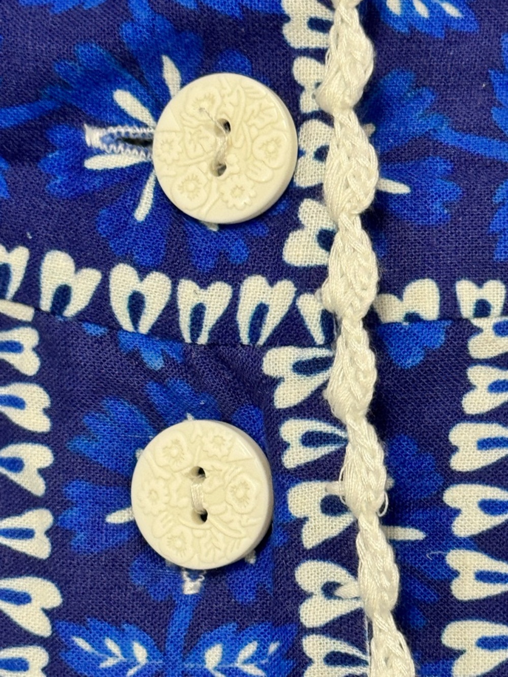 FARM Rio Blue and White Floral Print Maxi Dress - Picture 12 of 13